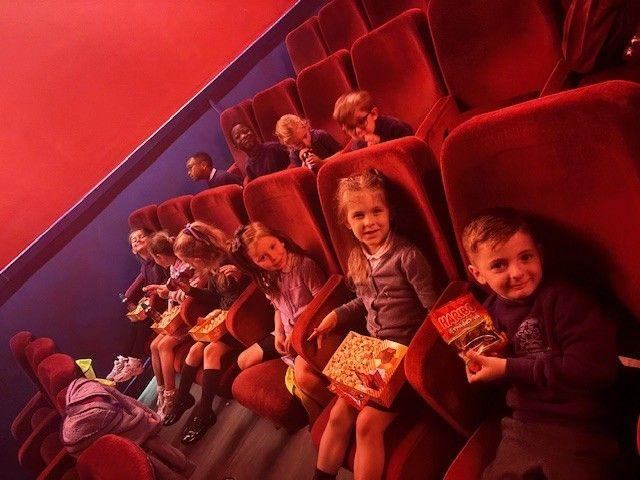 Kids from all saints primary at Cinema